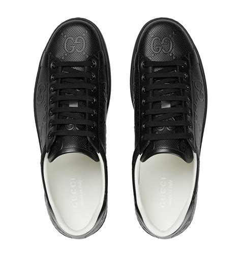 gucci ace embossed sneakers.